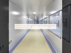 Cửa sổ kính cường lực an toàn 5mm hợp kim nhôm cho xưởng không bụi